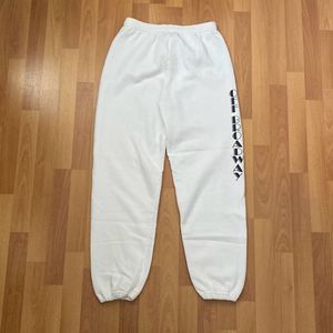 Vintage Rare Jerzees White Sweatpants “Off Broadway” Men Large Made in USA
